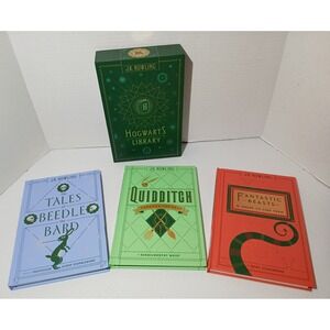 JK Rowling Hogwarts Library Hardcover Box Set‎ with a Harry Potter Tie 2017 #B49
